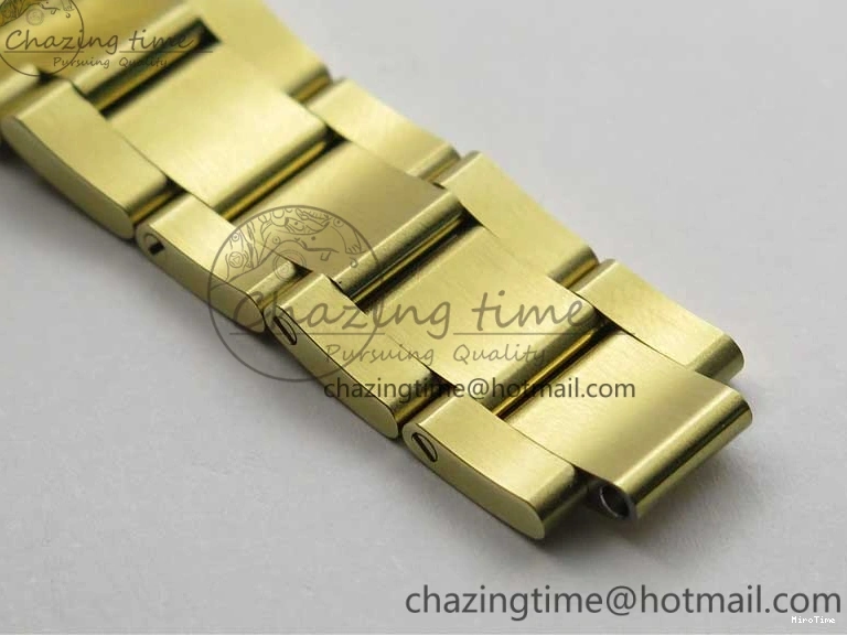 MiroTime 0202 TravelReady GMT Master II 116718 LN Black Ceramic 316L Steel GMF 1:1 Best Edition Green Dial on YG Bracelet A 2960